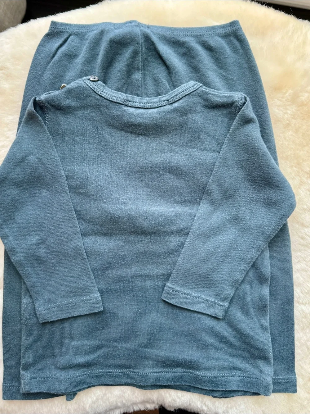 Bonpoint French Designer Two-Piece Baby Set